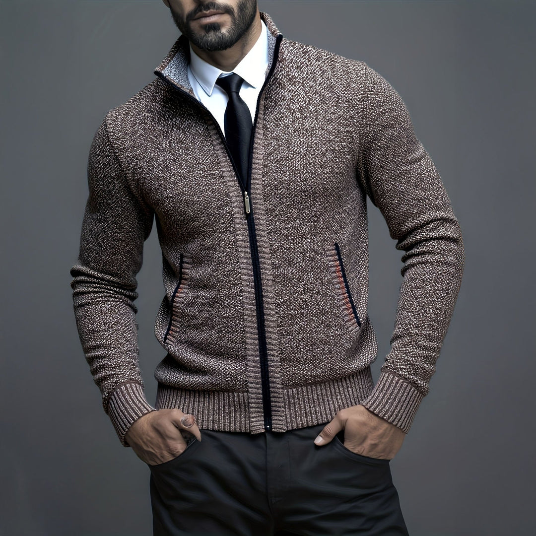 LAURENT MONACO | GILET HOMME LUXE AVEC FERMETURE ÉCLAIR