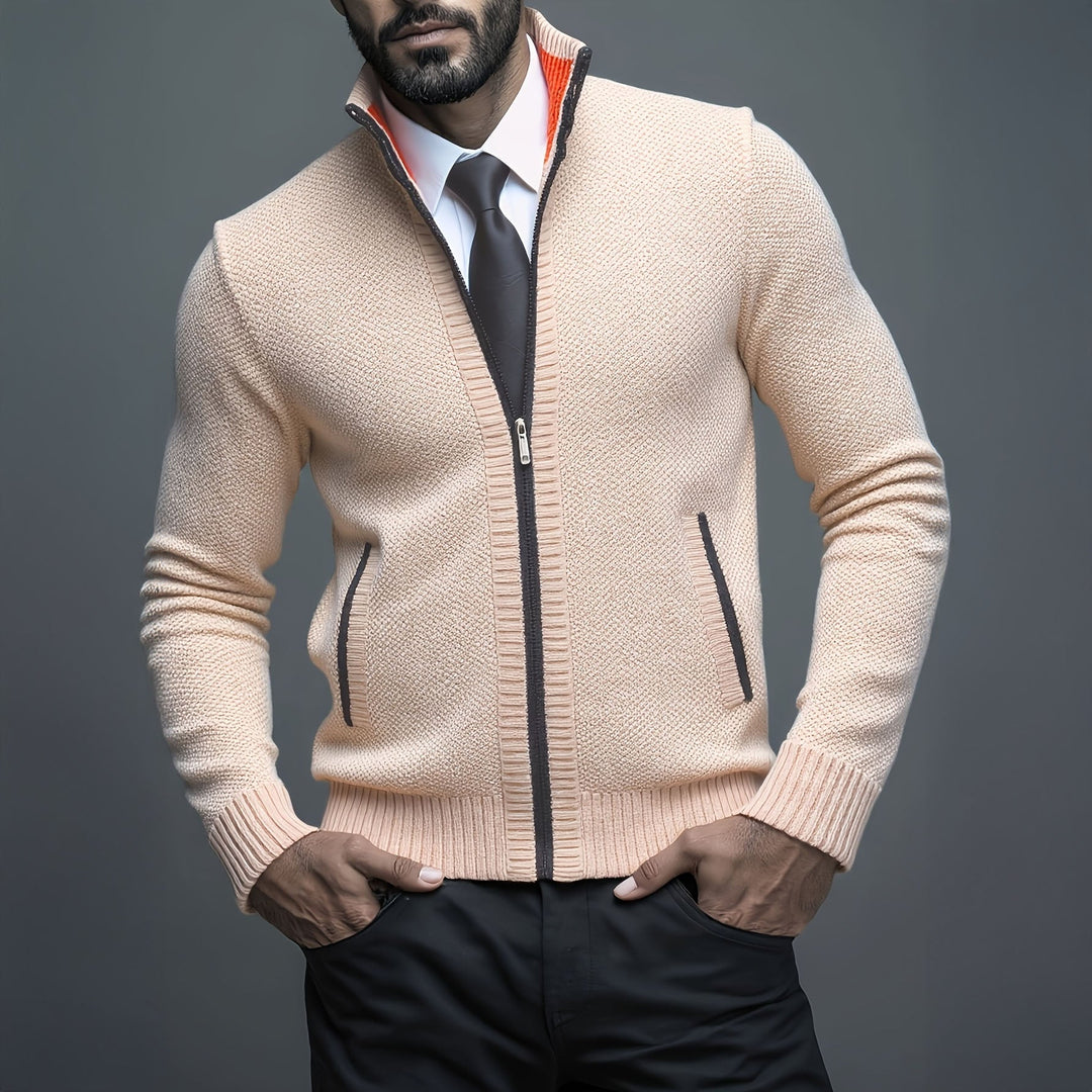 LAURENT MONACO | GILET HOMME LUXE AVEC FERMETURE ÉCLAIR