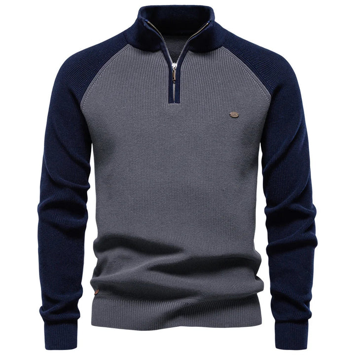 LAURENT MONACO | PULL À COL ZIPPÉ POUR HOMME