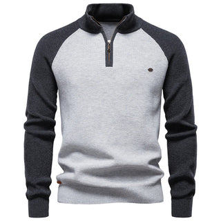 LAURENT MONACO | PULL À COL ZIPPÉ POUR HOMME