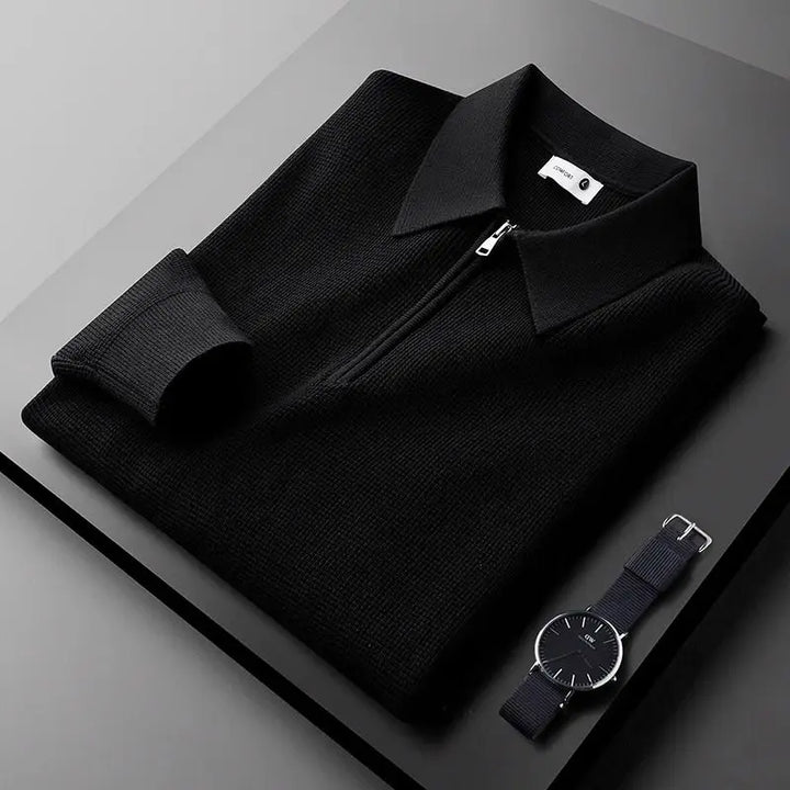 LAURENT MONACO | SWEAT CLASSIQUE EN MAILLE WAFFLE POUR HOMME
