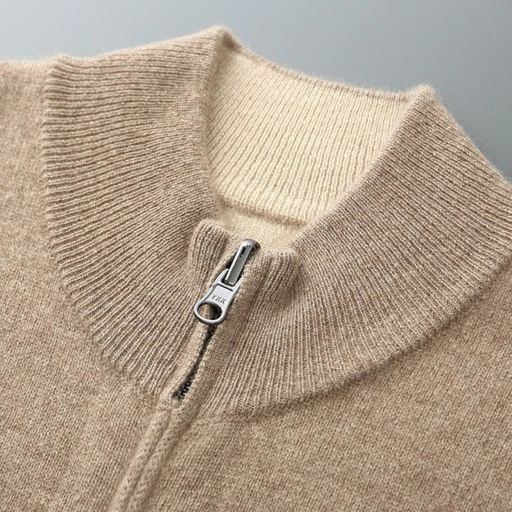 LAURENT MONACO | CARDIGAN ZIPPÉ EN MAILLE POUR HOMME