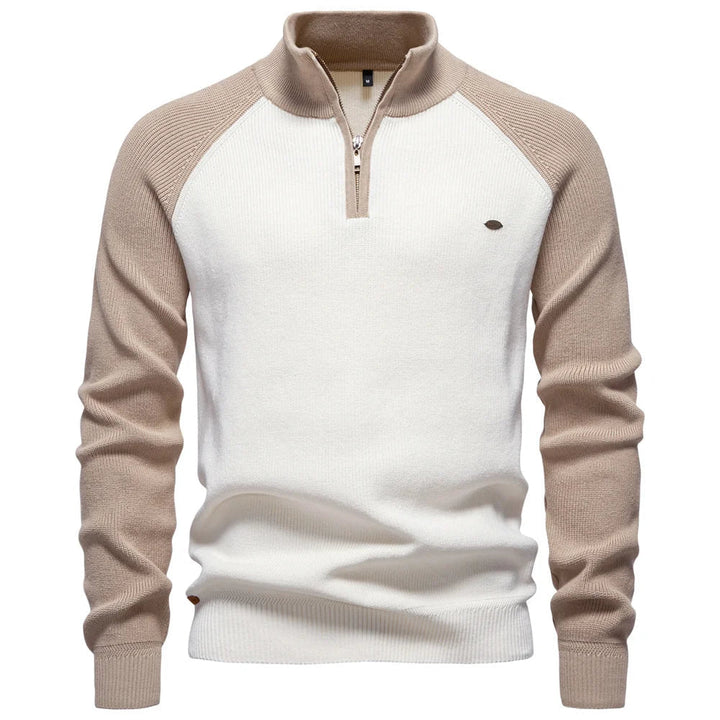 LAURENT MONACO | PULL À COL ZIPPÉ POUR HOMME