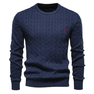 LAURENT MONACO | PULL À MAILLES TRESSÉES POUR HOMMES