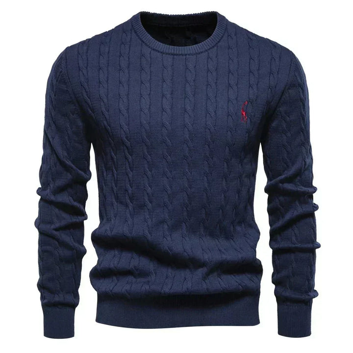 LAURENT MONACO | PULL À MAILLES TRESSÉES POUR HOMMES