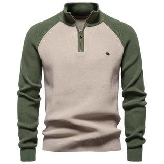 LAURENT MONACO | PULL À COL ZIPPÉ POUR HOMME
