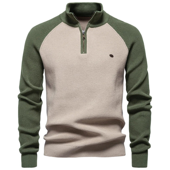 LAURENT MONACO | PULL QUART ZIP POUR HOMME