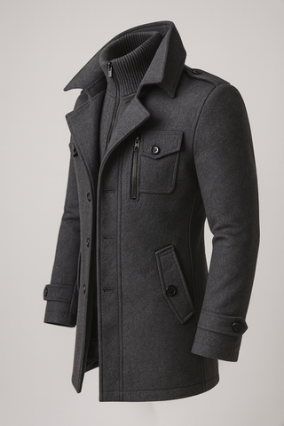LAURENT MONACO | MANTEAU D'HIVER LONG POUR HOMME