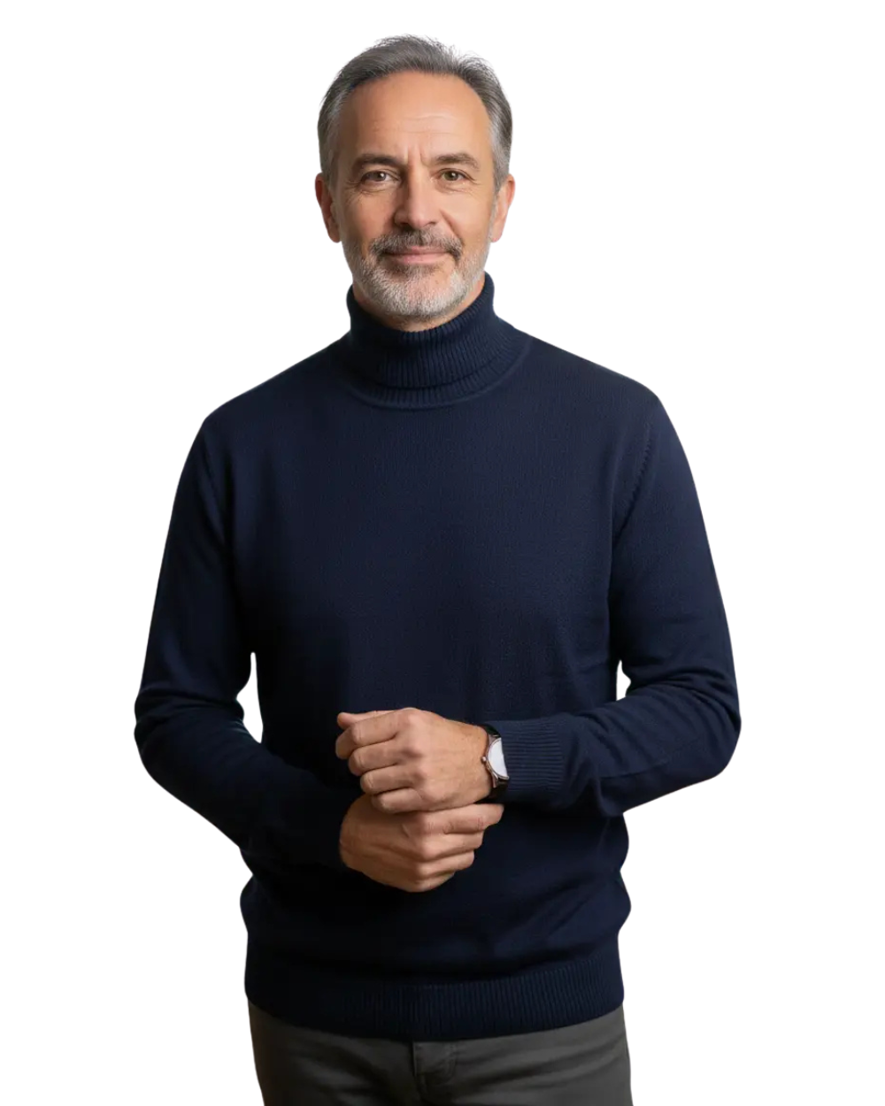 LAURENT MONACO | PULL COL ROULÉ À MANCHES LONGUES POUR HOMME