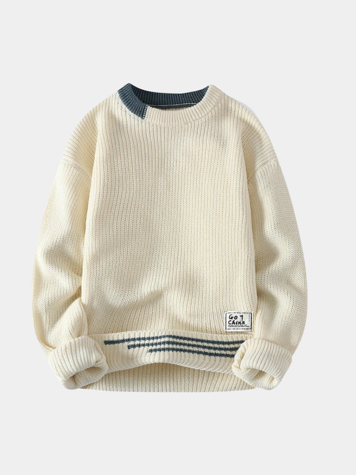 LAURENT MONACO | PULL COLOR BLOCK POUR HOMME