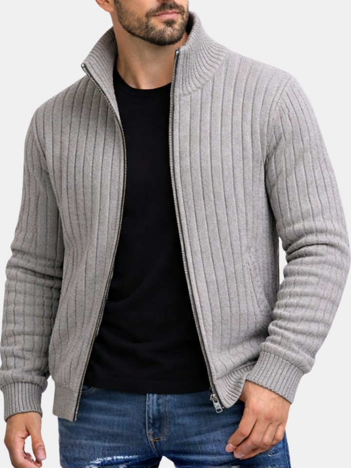 LAURENT MONACO | GILET ZIPPÉ ÉLÉGANT CLASSIQUE