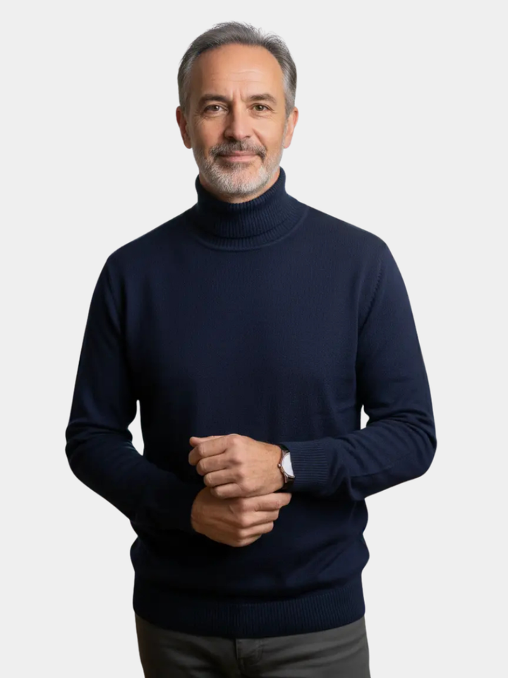 LAURENT MONACO | PULL EN MAILLE À COL ROULÉ POUR HOMME