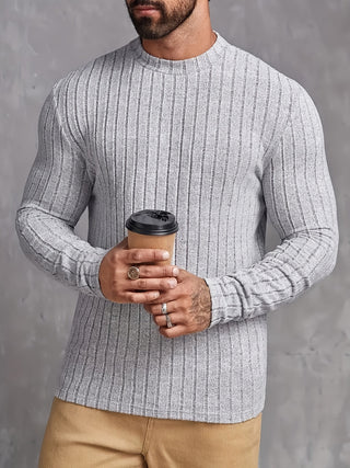 LAURENT MONACO | PULL À RAYURES COTONNÉES POUR HOMMES