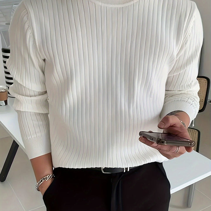 LAURENT MONACO | PULL EN MAILLE DE RAYON POUR HOMMES