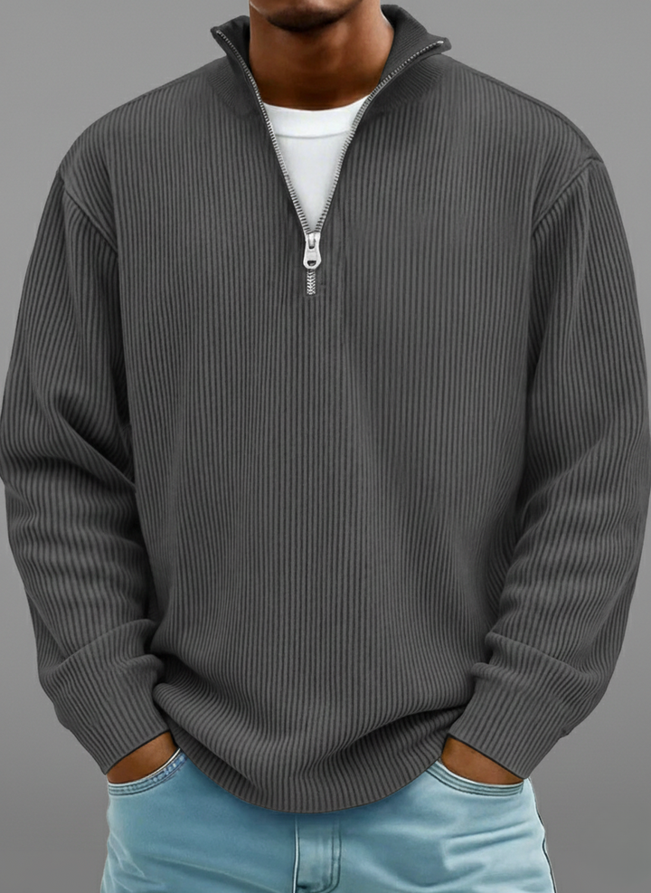 LAURENT MONACO | PULL ZIPPÉ CHALEUR LÉGÈRE POUR HOMMES
