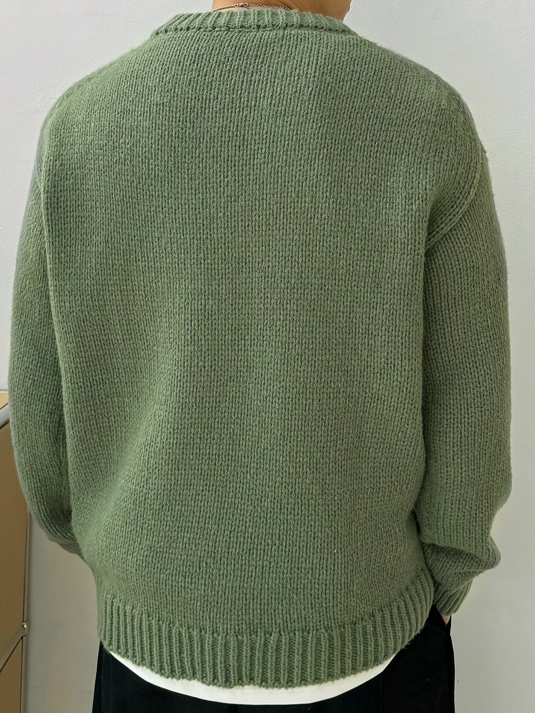 LAURENT MONACO | PULL EN MAILLE À COL ROND POUR HOMMES