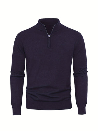 LAURENT MONACO | PULL À COL ZIP POUR HOMMES