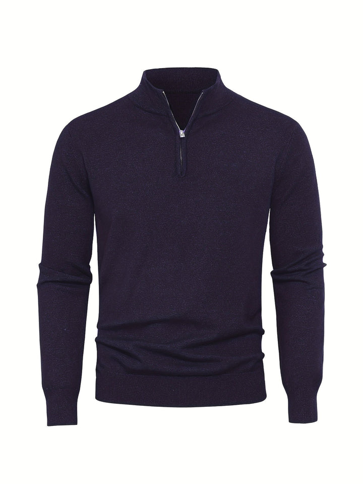 LAURENT MONACO | PULL À COL ZIP POUR HOMMES