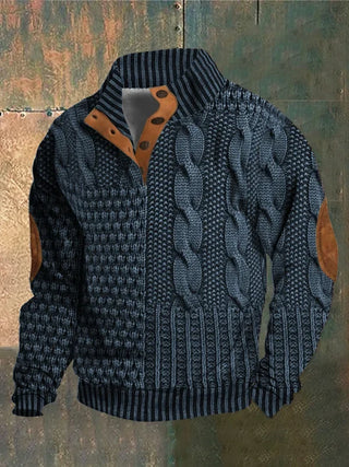 LAURENT MONACO | PULLOVER CHAUD À MOTIF