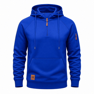 LAURENT MONACO | SWEAT À CAPUCHE AVEC DEMI-FERMETURE ÉCLAIR POUR HOMMES