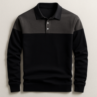 LAURENT MONACO | POLO DE LUXE À MANCHES LONGUES