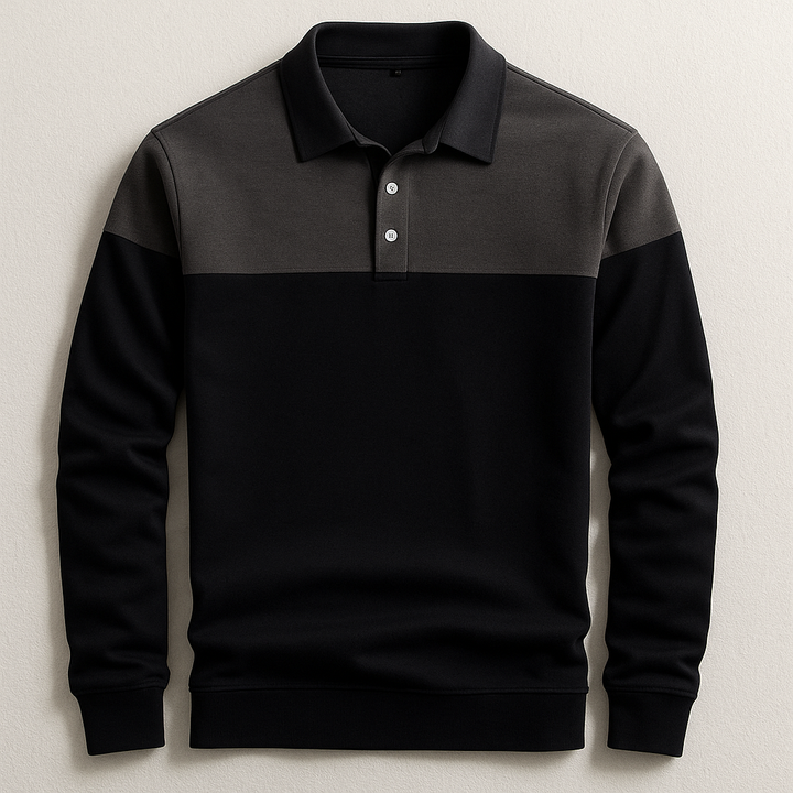 LAURENT MONACO | POLO DE LUXE À MANCHES LONGUES