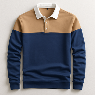 LAURENT MONACO | POLO DE LUXE À MANCHES LONGUES