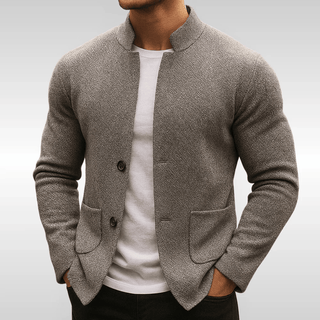 LAURENT MONACO | GILET EN MAILLE TEXTURÉE POUR HOMME