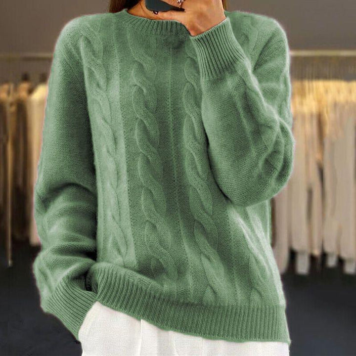 Elisia | Pull côtelé en maille moelleuse